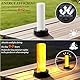 2 PCS Solarleuchten Ersatz Top, Garten Solarleuchten Ersatzteile mit LED Solar Flammen Lampe, Solar Glühbirnen für Draußen IP65 Wasserdicht Solarlampen Ersatzdeckel für 8.5CM Gartenlaternen