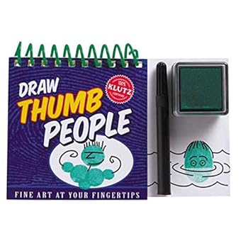 Spiral-bound Draw Thumb People (Fine Art at Your Fingertips) Book
