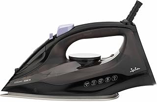 JATA JEPL2241 - Plancha de Ropa Vapor 2200 W con Suela Cerámica, Golpe de Vapor 180 g/min, Vapor Vertical, Antigoteo, Autolimpieza, Depósito 200 ml y Termostato Regulable