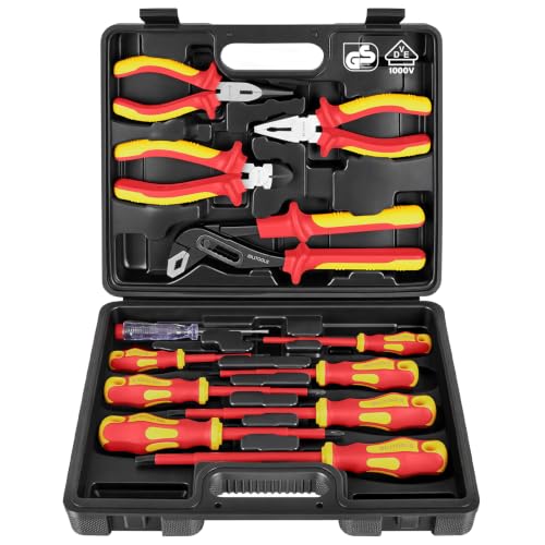 BILITOOLS Insulated Screwdriver & Pliers Set