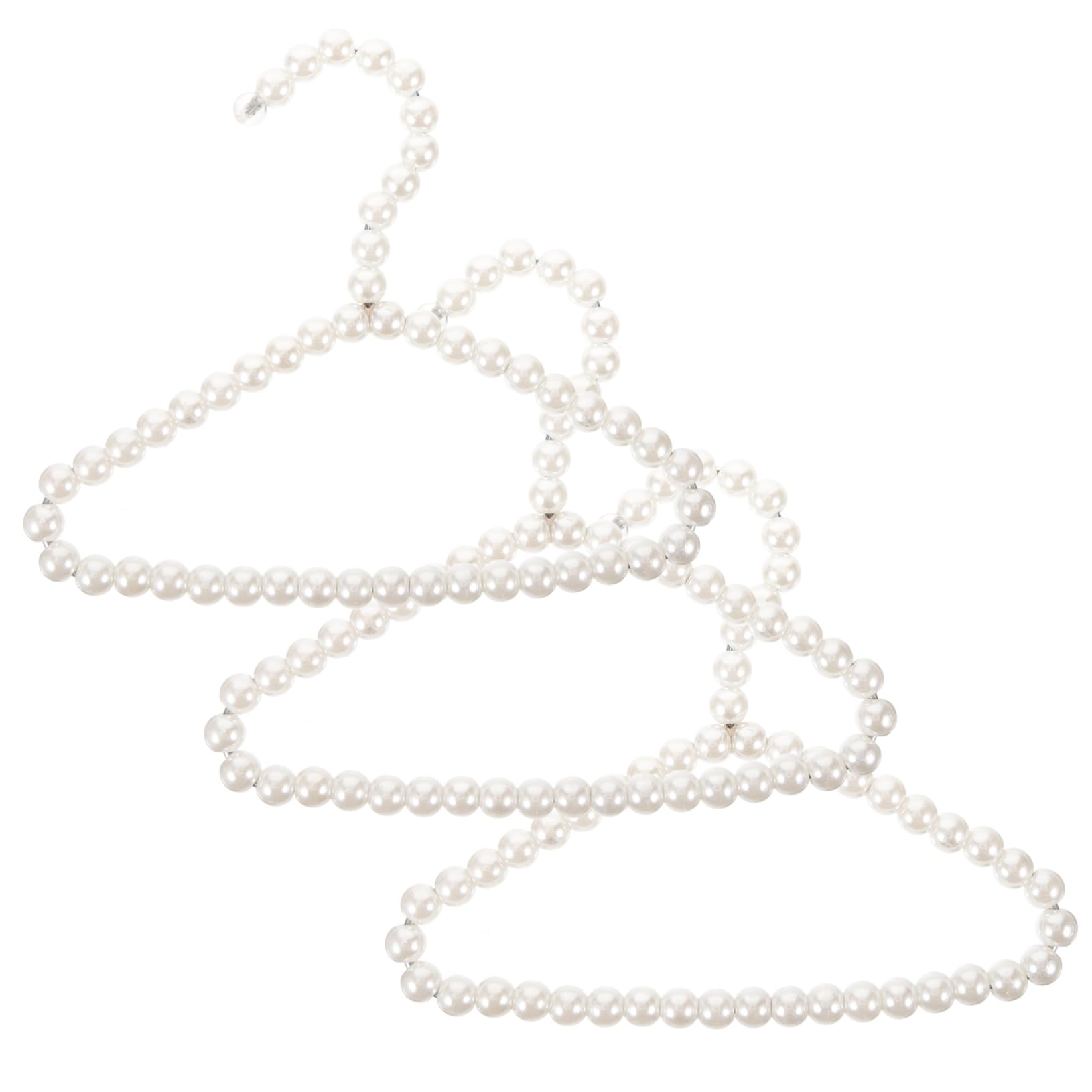 BESPORTBLE 3pcs Pet Accessories Puppy Clothes Hangers Dog Apparel Hangers Dog Hangers for Clothes Pearl Coat Hangers Pet Apparel Hangers Pet Supplies Animal Small Dog Clothes Hangers White