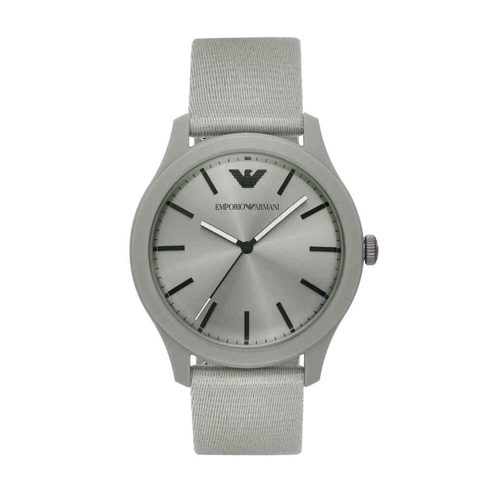 Emporio Armani Men's Watch 45 MM Grey Plastic, AR11653