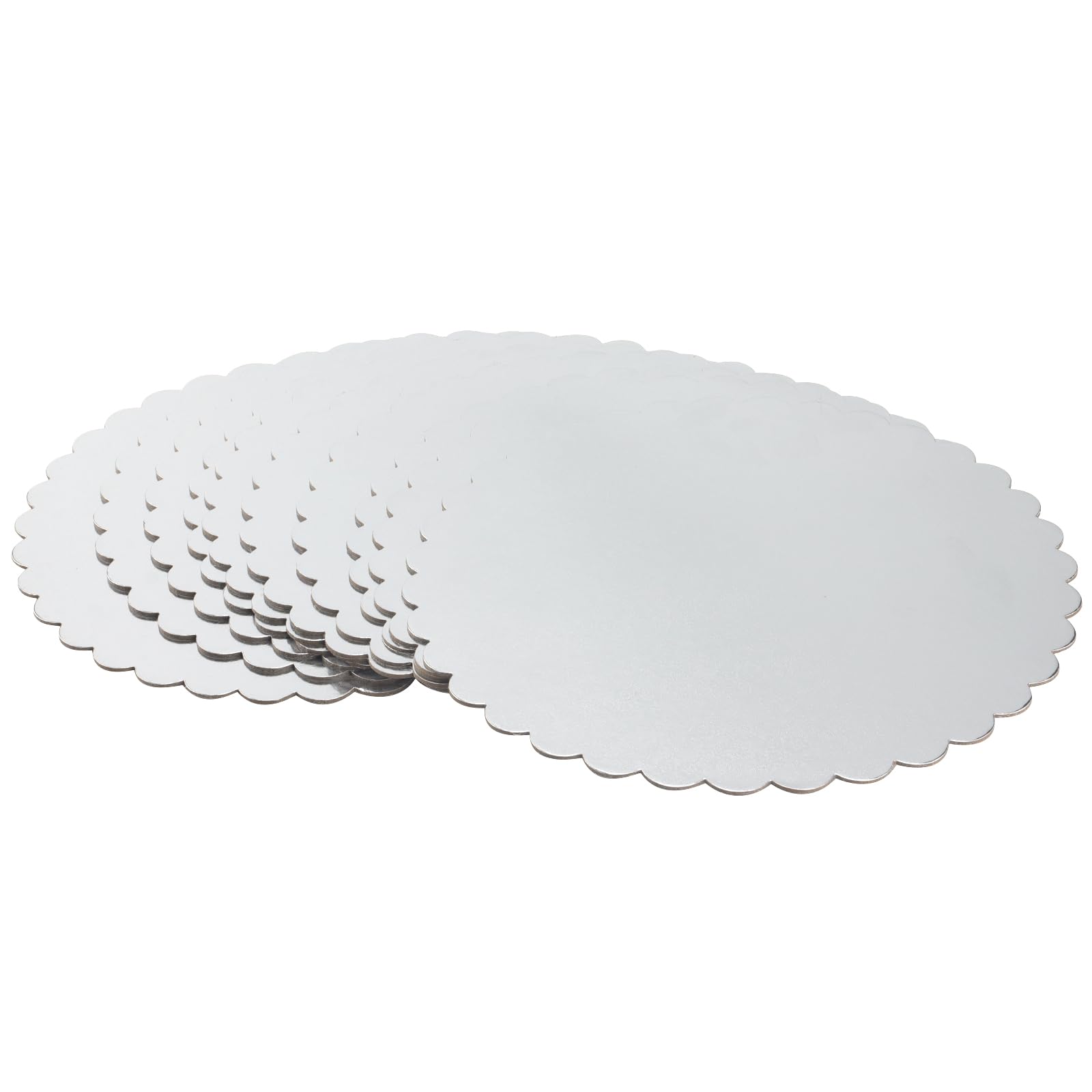 Produktbild von DEAYOU 8er-Set Kuchenplatten – 30,5 Cm, Gold, 13 Mm Dick, Fettdicht, Für Schwere & Mehrstöckige Torten