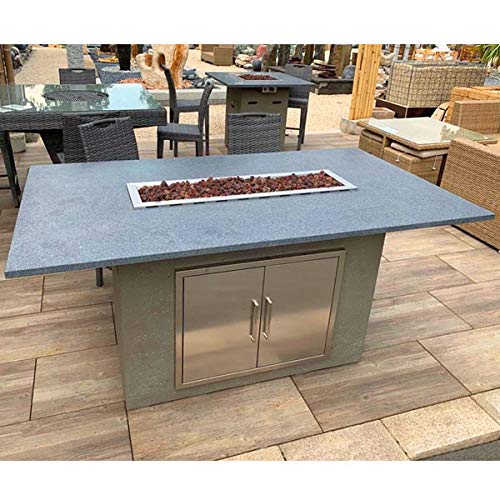 Geukes Feuertisch St. Helens Gas Feuerstelle 190x107x94cm...