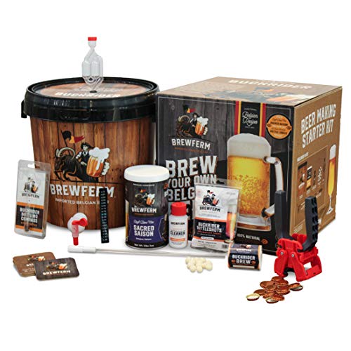 Brewferm Buckriders Belgian Home Brewing Deluxe Craft Beer Kit. Homebrewing made simple! Includes