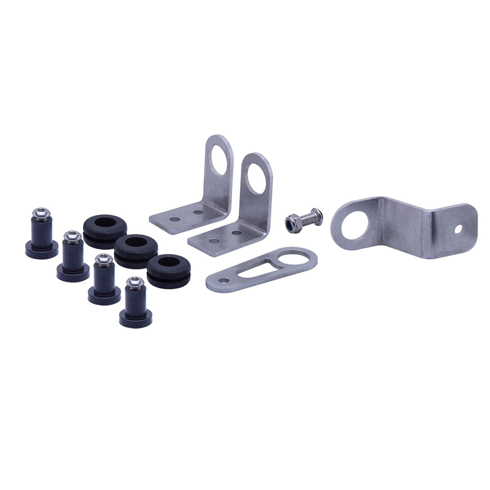 LOOM TREE® Bolt On Radiator Bracket Kit For K Swap K Series All K20-K24 Engine Silver | Motorcycle Parts | Engine Cooling | Radiators-image-47