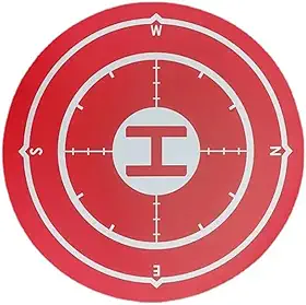 Tapete Heliponto para Pouso de Drone, Heliponto Universal Dobrável, Pista De Pouso Decolagem para Drone, Plataforma de Pouso para Drones – Dobrável, Refletiva e Impermeável (40cm)