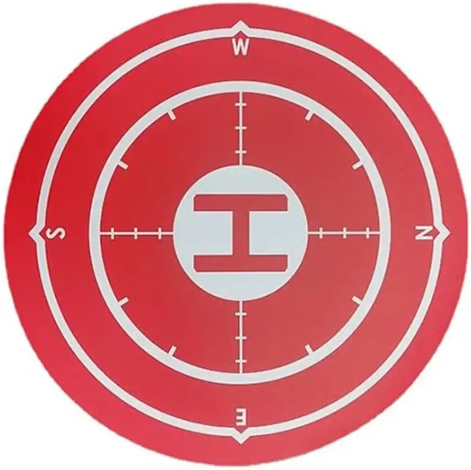 Tapete Heliponto para Pouso de Drone, Heliponto Universal Dobrável, Pista De Pouso Decolagem para Drone, Plataforma de Pouso para Drones – Dobrável, Refletiva e Impermeável (40cm)