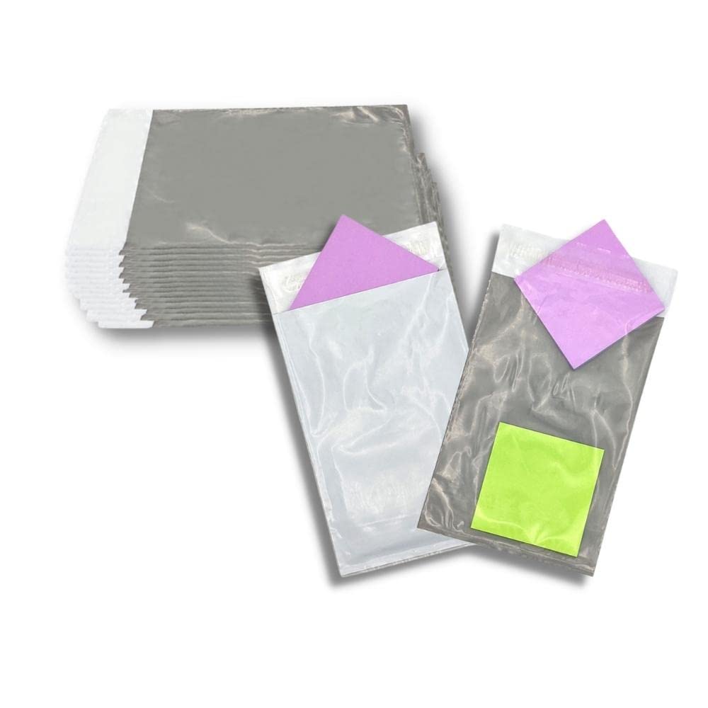 PSBM Clear Poly Mailers, 10x13 Inch, 35000 Pack, Shipping Envelope with Transparent Side & Grey Side, Great for Clothing, T-Shirt, Catalog