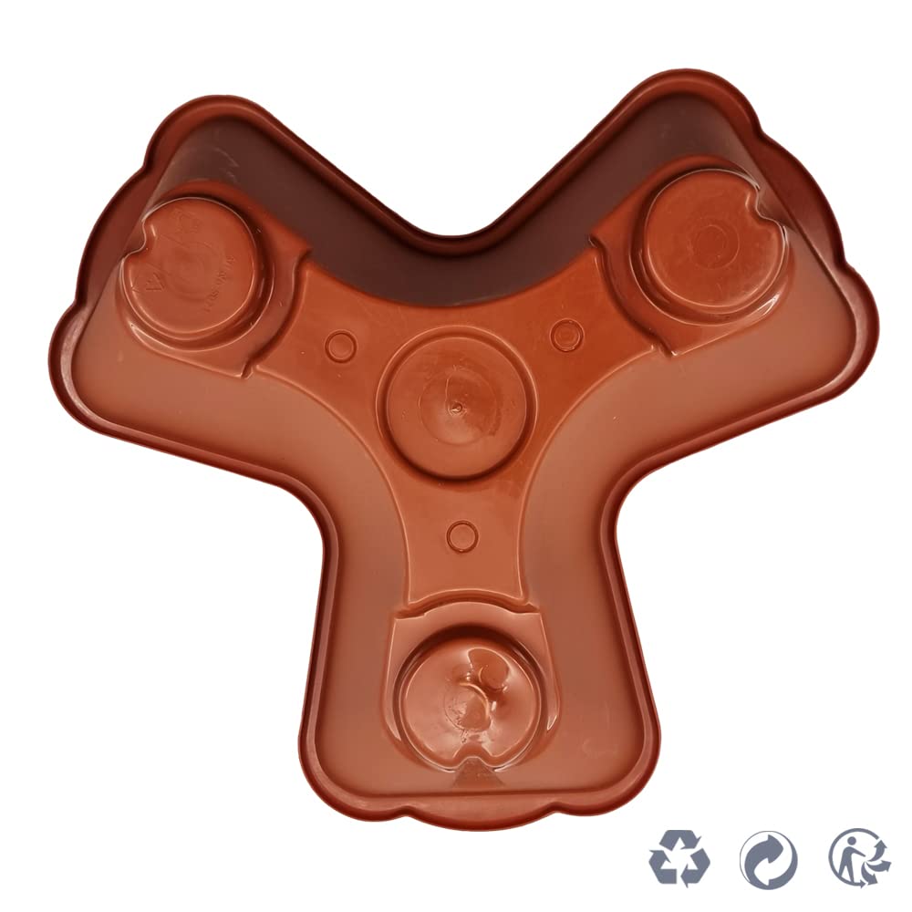Schöne Stapelbare Blumenkübel-Trio - 3-in-1 Pflanzgefäß Für Kräuter, Sukkulenten & Blumen