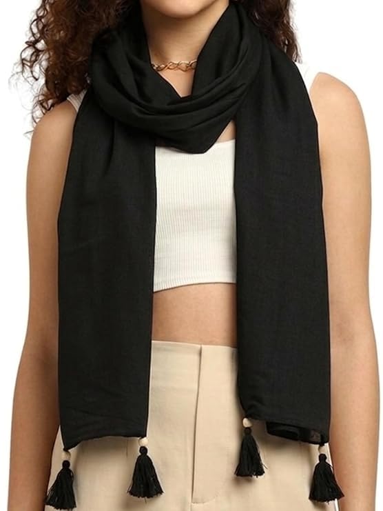 Cotton Scarf|Scarf for Women|Cotton Stole|Soft Beach Wrap|Tassel Design|Easily fits 180 * 50cm | Full Face Cover, Head, Hair Face Protection, Sun Protection, Export quality Cotton Scarf|Scarf for Women|Cotton Stole|Soft Beach Wrap|Tassel Design|Easily fits 180 * 50cm | Full Face Cover, Head, Hair Face Protection, Sun Protection, Export quality