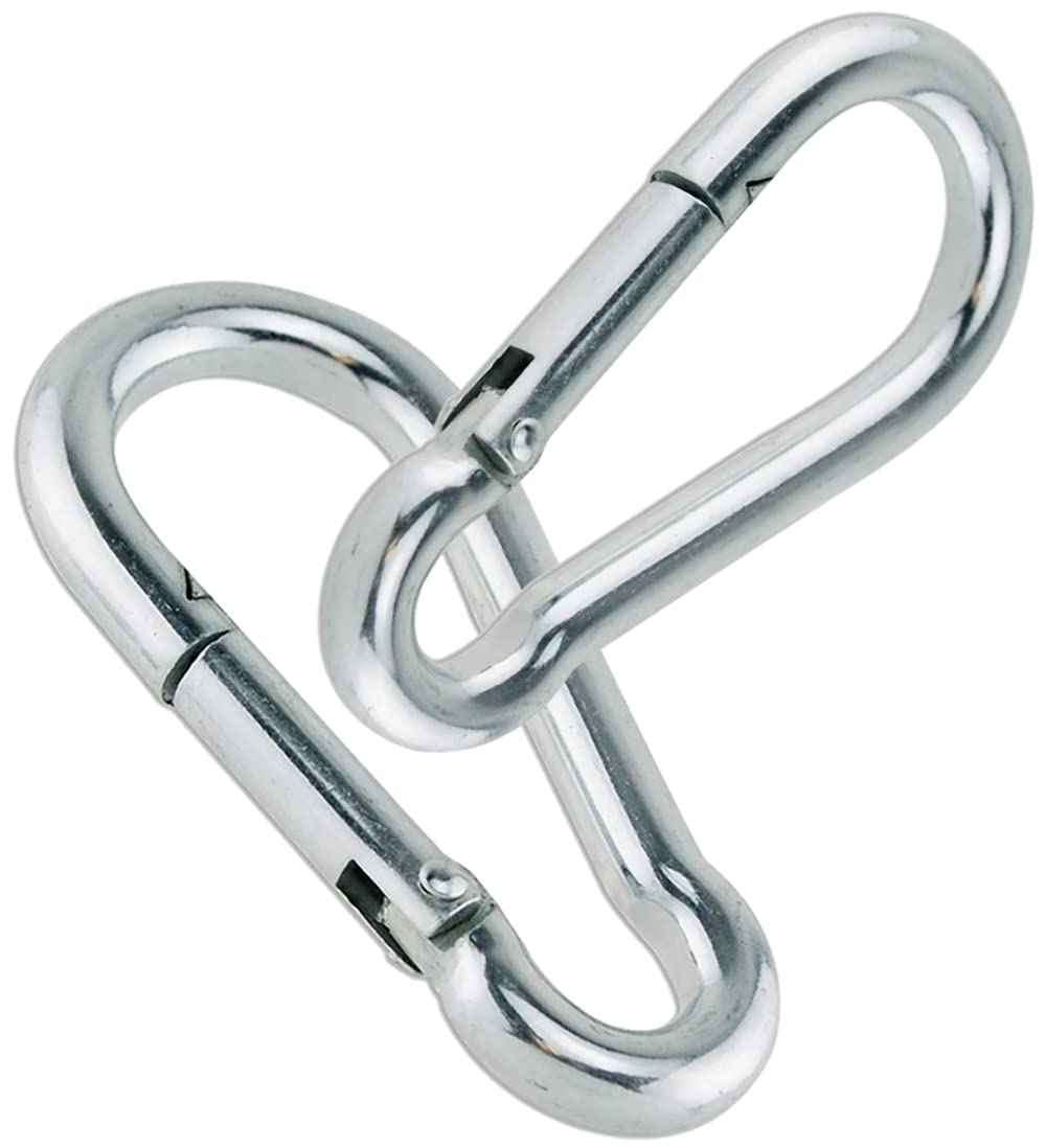 Carabiner Hook Clip Heavy Duty Snap Hook Spring Clip Galvanised Steel