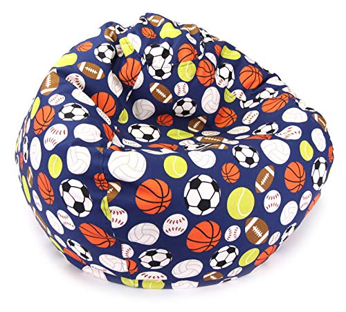 Jordan Manufacturing Jr. Print Sports Balls Bean Bag Chair