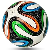 2014 Brazil World Cup Final Match Famous Soccer Ball/Replica Football Official (Size 5) Memorabilia Gift for Association Lovers – KL57