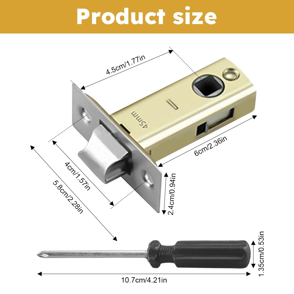 2 Pack 45mm Tubular Latch - Image 2