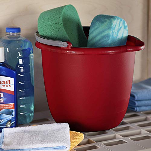 Image of Sterilite 11205812 Spout Pail, 10 Quart
