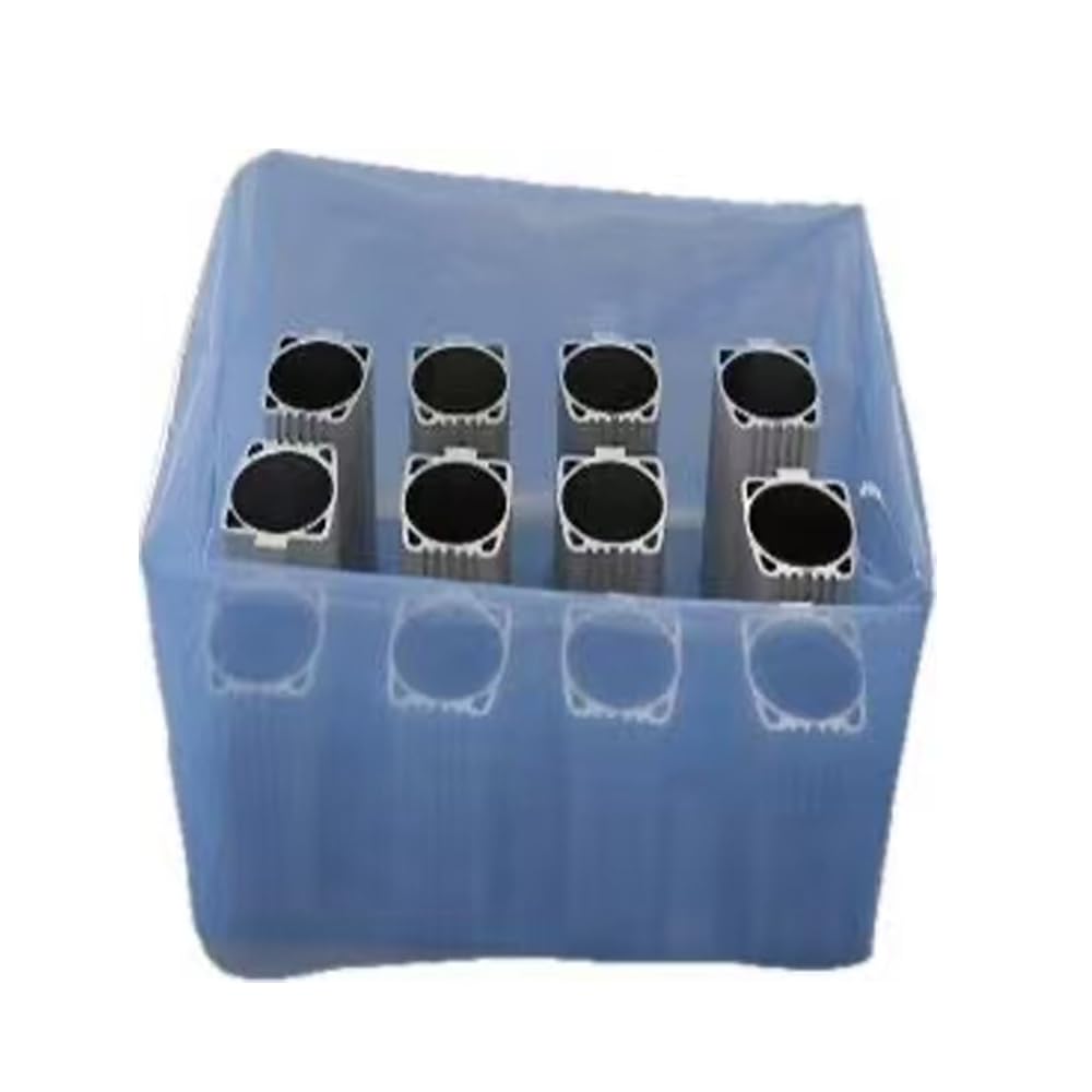 Paquete de 10 bolsas VCI para inhibidores de corrosión de vapor, bolsas planas reforzadas con refuerzo, bolsas planas plegadas en el interior, utilizadas para embalar piezas de metal y piezas de
