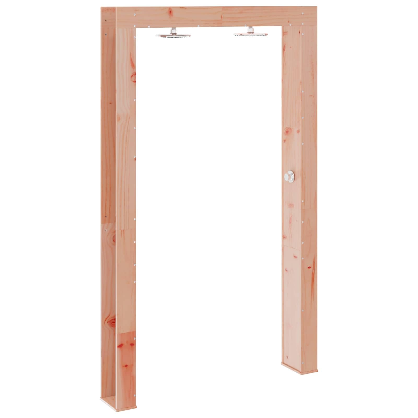 Festnight Gartendusche Holz 137x23x226 cm Aussendusche Outdoor Dusche Garten Außendusche Pool Outdoordusche Pooldusche