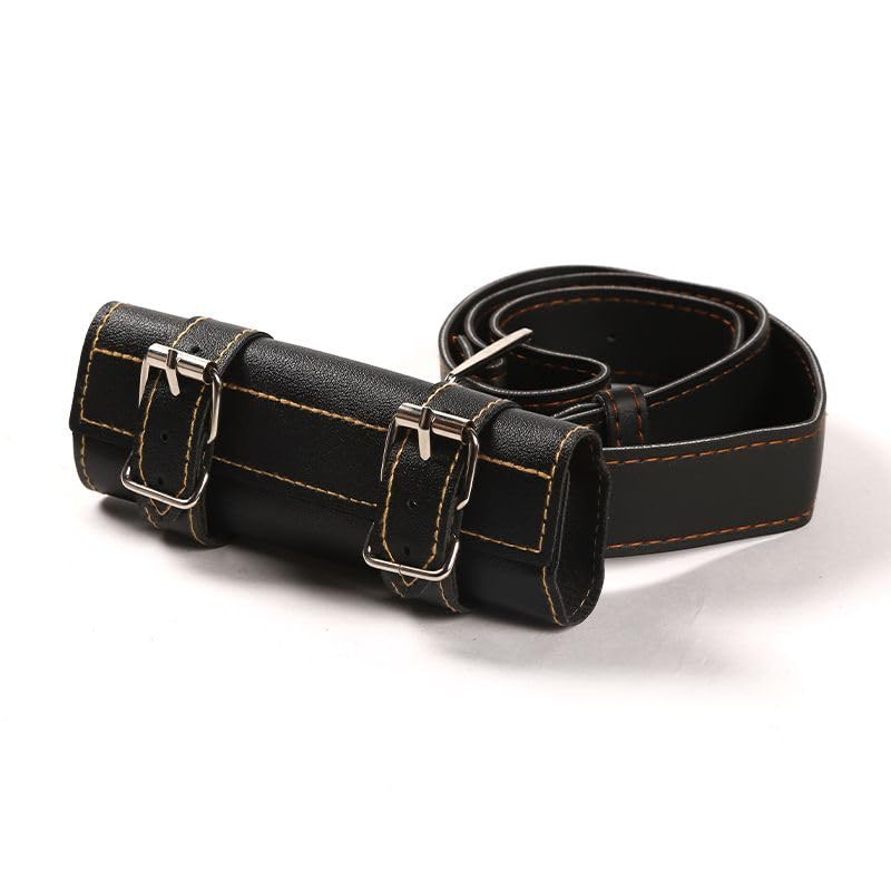 Accesorio de cinturón de espada de cosplay con acabado en cuero PU resistente