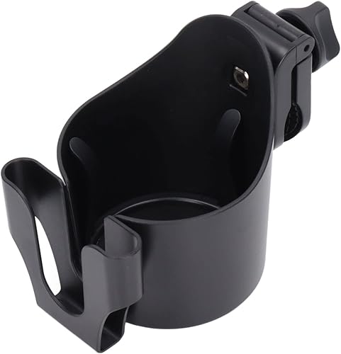 Baby Stroller Cup Holder Universal 2 in 1 Stroller Drink Holders with Cell Phone Stand for Outdoor