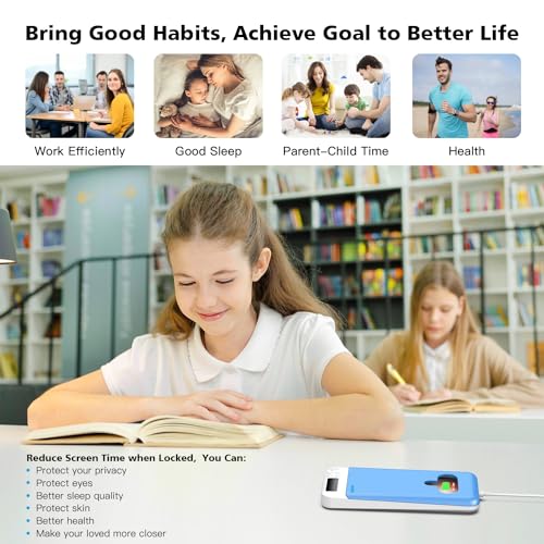 Dayear Phone Lock Box with Timer, Self-Control Timed Locker Box Phone Jail - Image 3