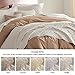 Bedsure Quilts Queen Size - Lightweight Bedspreads Queen Size with Basket Weave Pattern, Soft Quilt Bedding Set, Beige Comforter Set Coverlet for All Seasons with 2 Pillow Shams (90
