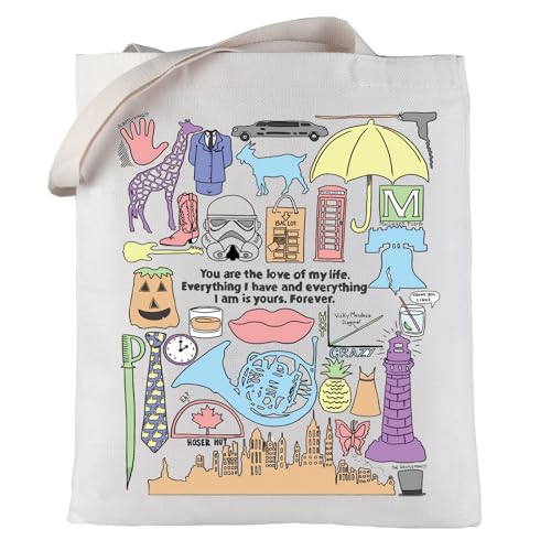 LEVLO Sac fourre-tout en toile avec citation Barney Stinson How I Met Your Mom, How I Met Tote