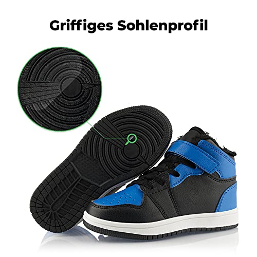 Fusskleidung® Kinder Winterschuhe warm gefütterte Turnschuhe - Image 5