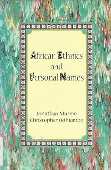 Paperback African Ethnics And Personal Names Book