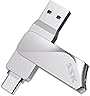 SSK Flash Drive USB C de 256 GB até 200MB/s Dual Drive 2 em 1 OTG USB A 3.2 Geração 1 + Pen Drive Tipo C, Thunderbolt Pendrive Velocidade de Transferência Photo Stick para Telefones/Tablets/Mac