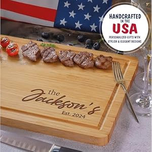 Personalized Cutting Board, Custom Engraved Charcuterie Board, Womens, Men, Couple Christmas Gift, Present for Wedding, Anniversary, Housewarming, Holiday Gift Ideas for Wife, Mom, Parents, Grandma Personalized Cutting Board Custom Engraved Charcuterie Board Womens Men Couple Christmas Gift Present for Wedding Anniversary Housewarming Holiday Gift Ideas for Wife Mom Parents Grandma