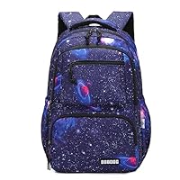 VIDOSCLA Galaxy Kids School Backpack for Boys Primary Students Elementary Bookbag