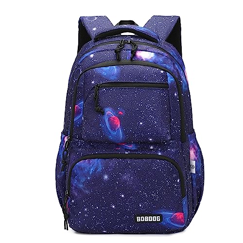 VIDOSCLA Galaxy Kids School Backpack for Boys Primary Students Elementary Bookbag