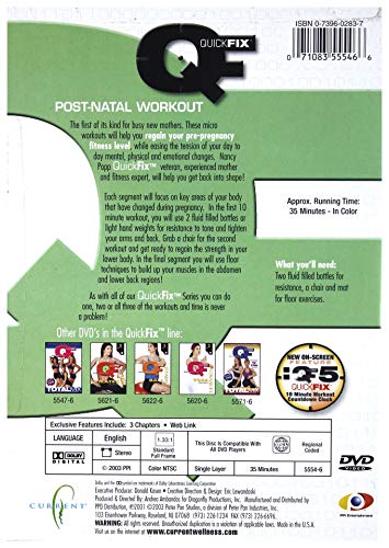 Quickfix: Post Natal Workout B0000AVHA7 Book Cover