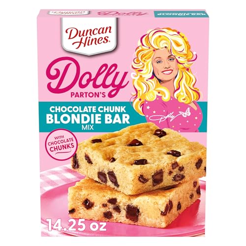 Duncan Hines Dolly Parton's Chocolate Chunk Blondie Bar Dessert Mix, 14.25 oz.