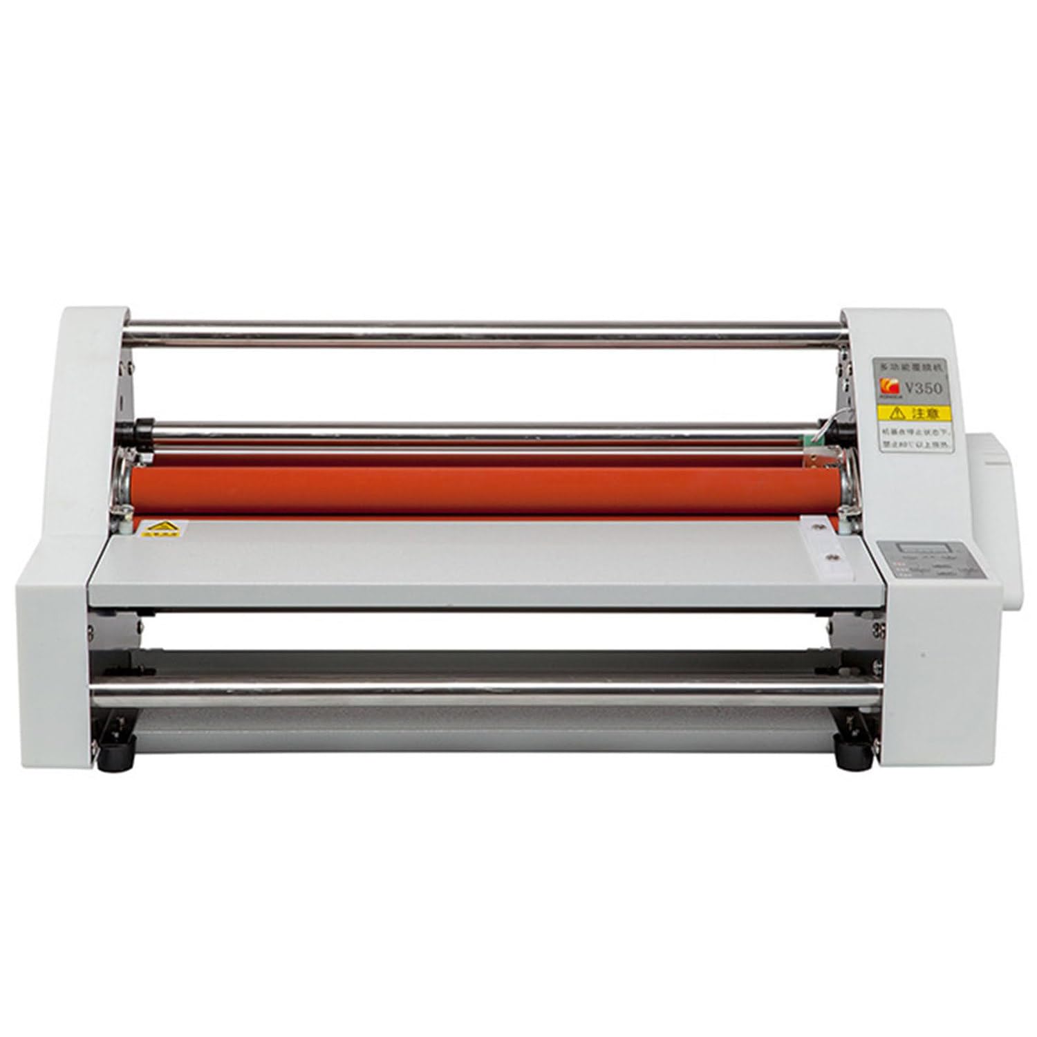 Macchina per laminazione a caldo e freddo Macchina per laminazione a doppio lato singolo Laminatrice termica - Controllo della temperatura, display digitale, laminazione a caldo e freddo 350mm