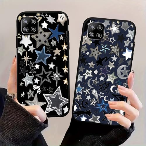 Coque Samsung A42 5G jolies étoiles argentées pour briller en soirée et au quotidien