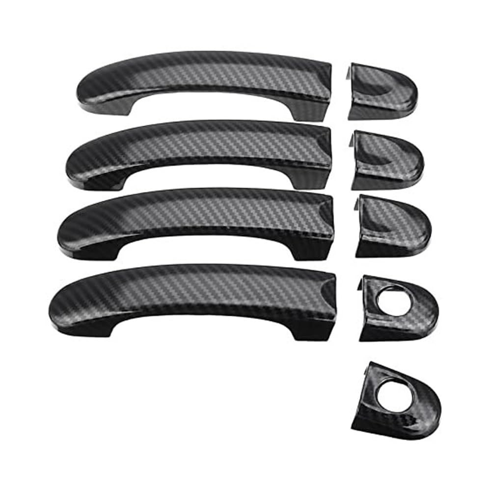 FLBZBLKASL Car Door Handle Cover for Vw for T5 Transporter 2003-2015 & for T6 2015+ External Trim Decor Right Handle