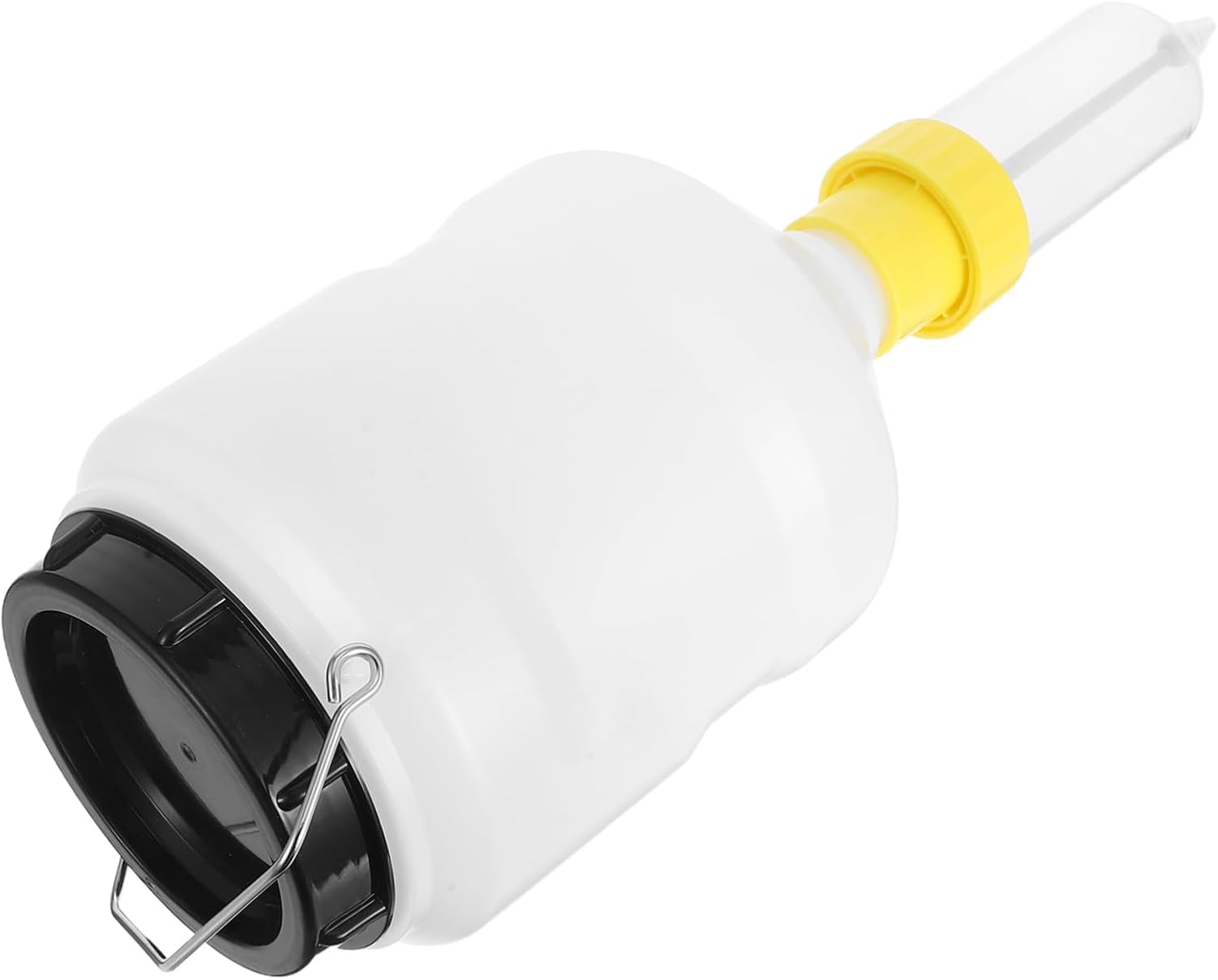 Ciieeo Commercial Squeeze Sauce Dispenser 3L Food-Grade Pump Bottle for Ketchup Salad Dressing and Condiments Leak-Proof Design for Restaurant and Catering Use