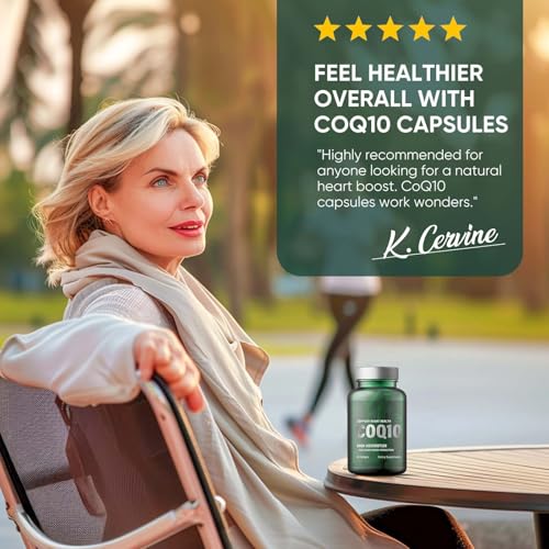 Coenzima Q10 Vegano 200Mg, Integratore Per Energia E Benessere, Confezione 90 Capsule, Formula Vegana Senza Ogm - 4