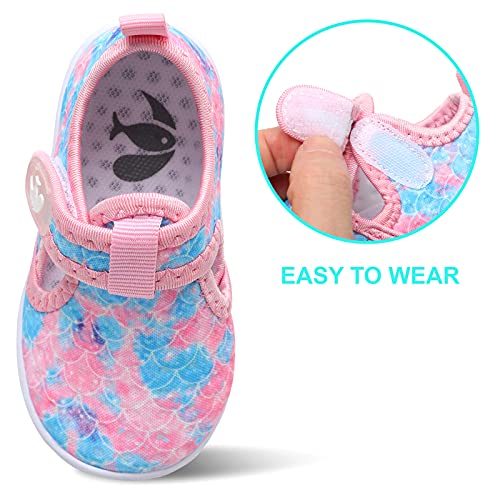 Image of FEETCITY Water Shoes for Baby Boys Girls Aqua Shoes Beach Pool Shoes Quick Drying 2.5-3 Years Toddler