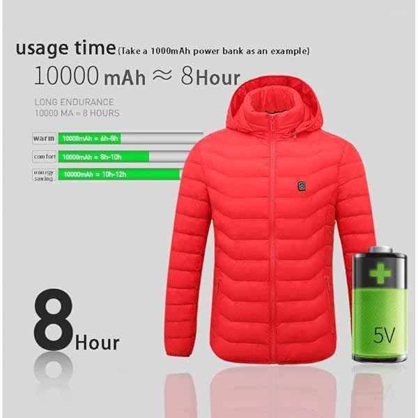 Chokoluy District 11 dubbele controle warme verwarming katoenen kleding USB elektrische verwarming jas jas lichtgewicht constante temperatuur