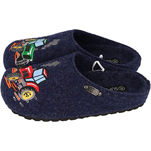 Supersoft Jungen Schuhe 542-345 Pantoffeln Clogs Hausschuhe Trecker Navy (eu_footwear_size_system, little_kid, numeric, medium, numeric_30) Cover