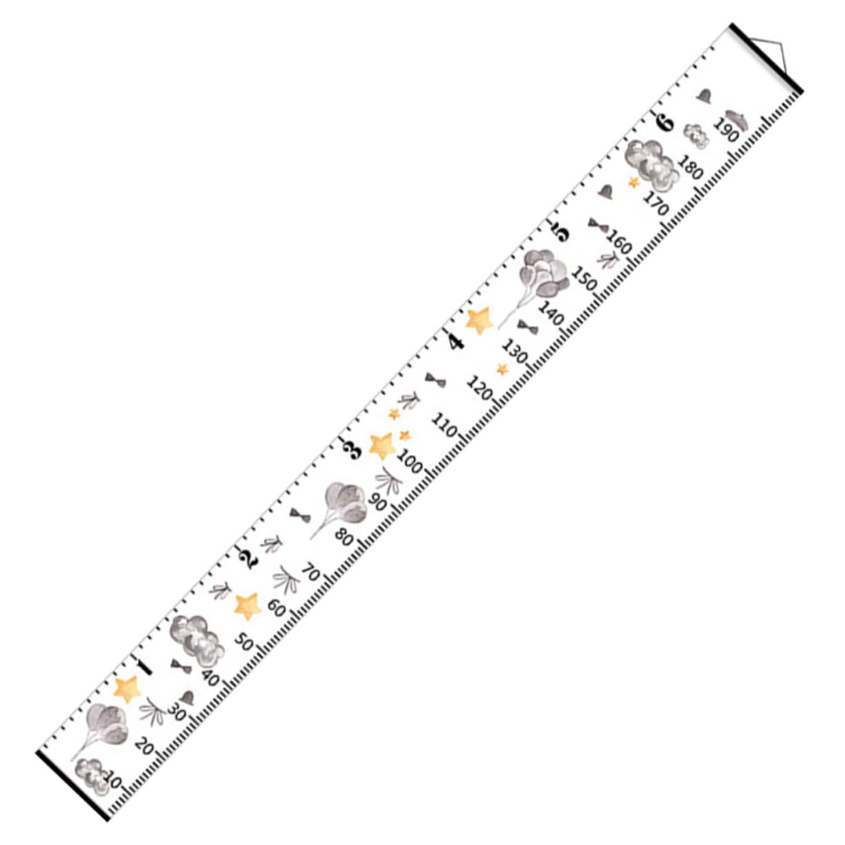 Toddmomy Baby Infantometer Height Ruler Wall Decor Growth Chart for Boys and Girls Room