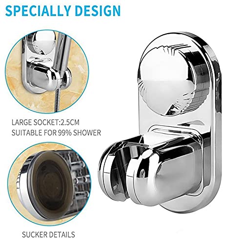 Support mural de douche réglable ventouses universelles accessoire salle de bain - 5
