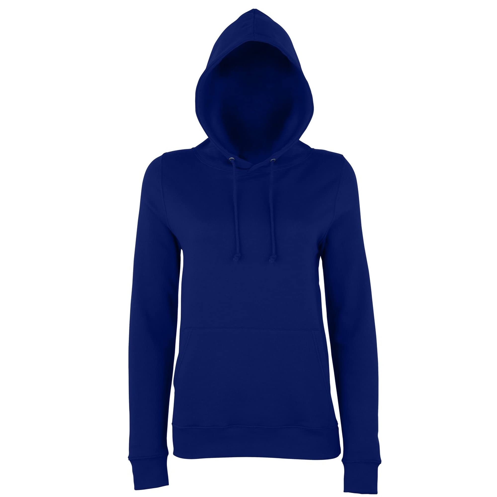 Just Hoods Women's Bleu Hooded Sweatshirt College