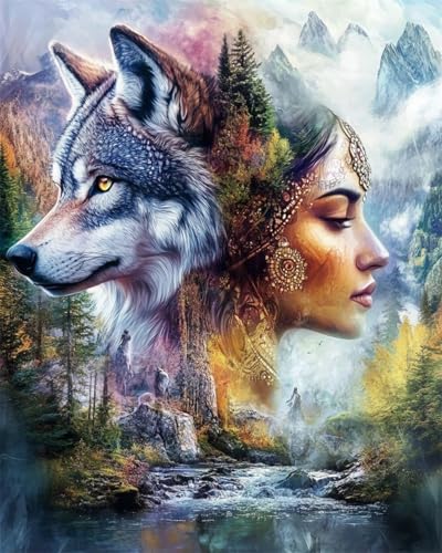 Point de croix perle loup à broder au salon pour vos soirées DIY