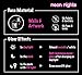 neon nights Glow in The Dark Paint 3.38 fl oz Yellow-Green/Sky-Blue Phosphorescent Self-Luminous Neon Afterglow Color Luminescent (Sky-Blue)