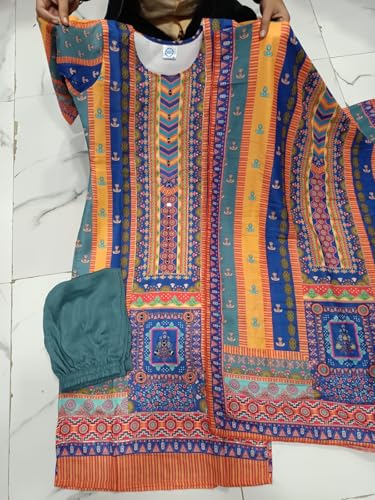 Image of Viscose Muslin womens kurta set with dupatta /womens kurta set with dupatta