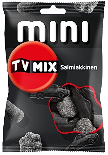 2 Tassen x 110g Malaco Tv Mix - Salmiakkinen - Origineel - Sweedish - Salmiak - Zoute zoethout - Wijntandvlees - Snoepjes - Snoepjes